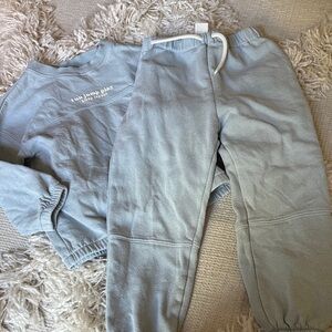 H&M Light Blue Kids Jogger Set
